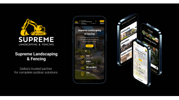 Изработихме сайт до ключ за Supreme Landscaping & Fencing Design