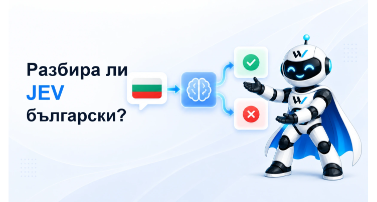 Разбира ли JEV български? Тест с 64 задачи